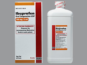 Ibuprofen Liquid Oral Suspension Children's Pain .. .  .  